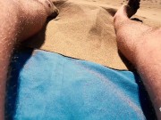 THEY SAW US! Risky blowjob & handjob at BUSY PUBLIC BEACH - 4K - Honey Tequila 10/16