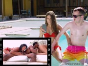 PrivateBlack - Hot Babes Anya Krey And Scarlett Take Their First Black Dick 11/16