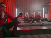 Hard fucking three girls and one dick AliceBong 4/16