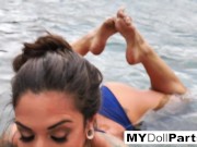 Kayla Jane Danger's morning foot fun 15/16