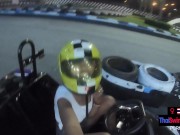 Big ass Asian GF made a homemade porn video after go karting with the BF 8/16
