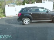 Kinky Spa - Hot Brunette Teen Nina Pink Tries To Get A Job At The Kinky Spa 1/16