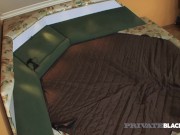 Private Black - Hot Blonde Michelle Ass Packed In Interracial Threesome! 7/16