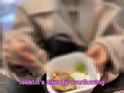 『完全顔出し動画』可愛い彼女のえちえちなフェラ顔に大興奮の中出しSEX！素人カップル/美少女/10代/女子大生/パイパン/色白美乳/スタイル抜群/English subtitles♡RYO＆YUU♡ 4/16