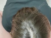 【人妻日記】足音や人の声が漏れ聞こえるトイレでイキ続ける人妻NTR　フェラ奉仕→イラマチオ調教→バックでガン突き一部始終 10/16