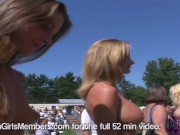 Saying Hello To A Lineup Of Hot Naked Chicks 3/16