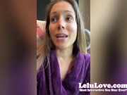 I tease my pussy through my panties, rub lotion on my soles & foot job JOI, closeup asshole & pussy masturbation - Lelu Love 11/16