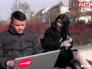 BITCHESABROAD - Nicole Black Picks Up Stranger For Amazing Sex - LETSDOEIT 2/16