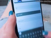 Teen girl picked up a guy on a sex-dater 2/16