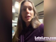 Behind the scenes vlog of BAD surprise from public dryer, curling my hair naked, twerking my ass, RV slides in - Lelu Love 11/16