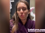 Behind the scenes vlog of BAD surprise from public dryer, curling my hair naked, twerking my ass, RV slides in - Lelu Love 8/16