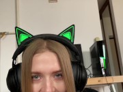 Минет лучшему другу. Лишила девственности этого скромника. Californiababe. 16/16