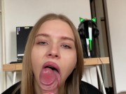 Минет лучшему другу. Лишила девственности этого скромника. Californiababe. 6/16