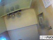 Hot big titty blonde takes a shower 16/16