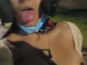 My first time I sucked in public 😈 6/16