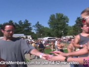 Naked Contestants Line Up At Nudes A Poppin 7/16