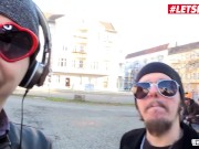 BUMSBUS - German Babe Black Sophie Spends Valentine's Day Fucking Outdoor - LETSDOEIT 3/16