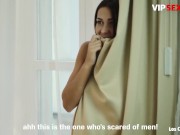 LOSCONSOLADORES - Shy Girl Alexis Brill Is Finally Ready For Threesome - VIPSEXVAULT 2/16