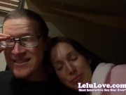 Warming up my pussy w/ vibe b4 POV cock sucking BJ missionary sex & other behind the scenes fun and action - Lelu Love 11/16