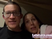 Warming up my pussy w/ vibe b4 POV cock sucking BJ missionary sex & other behind the scenes fun and action - Lelu Love 12/16