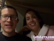 Warming up my pussy w/ vibe b4 POV cock sucking BJ missionary sex & other behind the scenes fun and action - Lelu Love 9/16