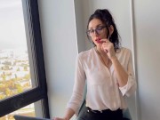 Hot MILF secretary sucks like it's the last time 4/16