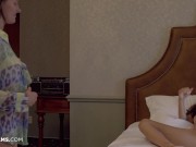 ULTRAFILMS Two girlfriends Kira and Shrima Malati having a spontaneous morning sex on the bed 3/16