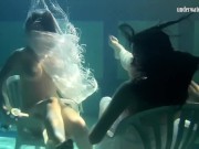 Mihalkova and Siskina and other babes underwater naked 8/16