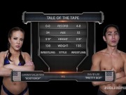 Carmen Valentina Nude Wrestling David Lee Getting Her Pussy Eaten And Giving a Footjob 1/16