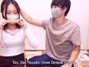 縄で緊縛された彼女をバイブと種付けプレスで拘束調教 Japanese Rope Tied up Fuck - Extreme Orgasm with Restrained Bondage 6/16