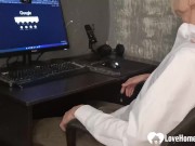 Sucking my mans hard cock like a pro 2/16