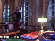 Lesbian sex in a dorm with Sandra Shine and Sandy 2/16