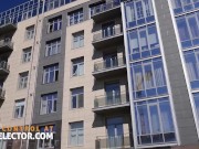 Small boobed slim blonde teen Candee Licious rides the teachers POV cock 1/16