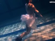 Hottest hottie ballerina swims nude bouncing tits Bulava Lozhkova