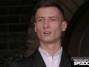 Beauty Curvy Brunette Works Hard For Cock 2/16