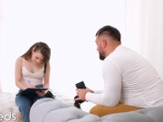 XFeeds - Handsome agent assfucks adorable newcomer at porn audition 2/16