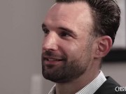 Natural Cherry of the Month Spencer Bradley Strips for Alex Legend Before A Hot Blowjob 2/16