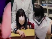 【個人撮影】清楚なセーラー服女子〇生を教室で即ハメ！【美少女・立ちバック・喘ぎ声・黒髪・色白・着衣・素人・制服・連続イキ】 14/16