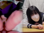 【個人撮影】清楚なセーラー服女子〇生を教室で即ハメ！【美少女・立ちバック・喘ぎ声・黒髪・色白・着衣・素人・制服・連続イキ】 16/16