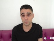 Macarena makes a casting to 3 horny dudes and bangs 'em all 9/16