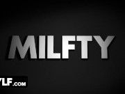 Mylf - Horny Boy Ripps His Hot StepMom's Yoga Pants And Reveals Her Big Round Butt Before He Eats It 1/16