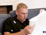 RIM4K. Red-haired cutie offers BF a game that leads to rimming and sex 3/16