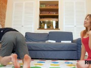 RIM4K. Red-haired cutie offers BF a game that leads to rimming and sex 4/16