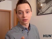 HUNT4K. On Christmas day cuck pussy of busty GF to his rich friend 6/16