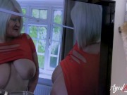 AGEDLOVE British Lady Lacey Starr Sucks and Rides Hefty Cock of Marc Kaye 2/16