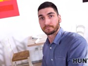 HUNT4K. Cash offered by stranger motivates guy to sell wifes pussy to him 3/16