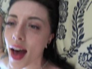 Blowjob and POV scene with hot brunette Kitty Cam GFE POV - Kitty Cam 6/16