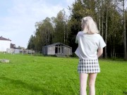 All Natural Teen Kira Stone Stuffs Her Pink Pussy With A Dildo And Cums! 1/16