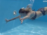 Nude swimming in the pool babe with tattoos Mimi Cica 8/16