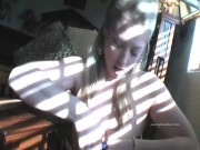 Dress Out, Fingers In! Beautiful Sunny Lane Keeps Masturbating For You! 3/16